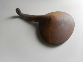 Antique hand carved Native American Wooden Scoop.  Treenware carved Ladle.  aafa 3