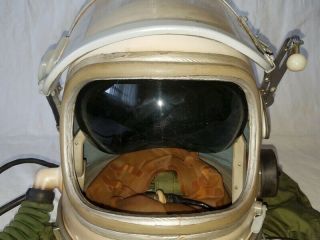 Russian Soviet pilot flight stratospheric helmet GSH - 6 A USSR Air Force 3