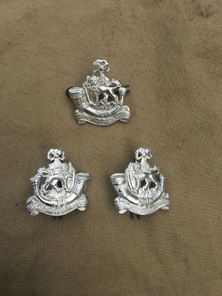 Rhodesian Light Infantry RLI Army Cap Badge,  Collars & Buckle Set UDI 4