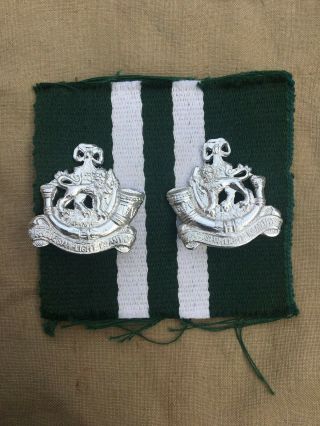 Rhodesian Light Infantry RLI Army Cap Badge,  Collars & Buckle Set UDI 6