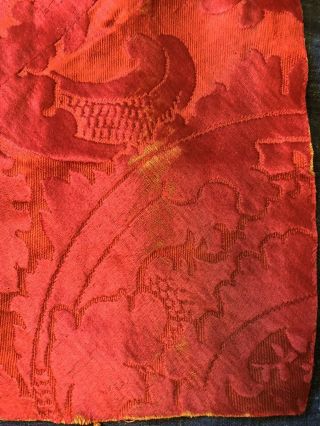 Early 18 Th Century Anna Maria Garthwaite Silk Fragment 3