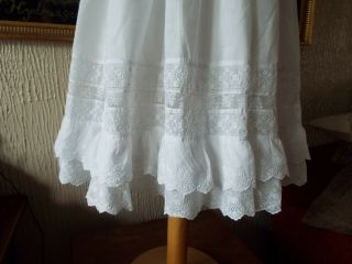 ANTIQUE BABY CHRISTENING DRESS LACEY EMBROIDERY 2