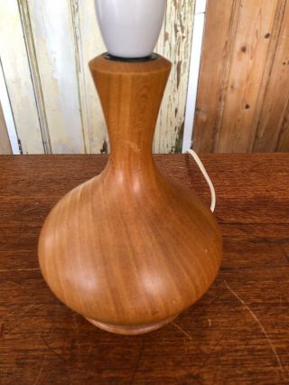 Vintage Wooden Table Lamp 4