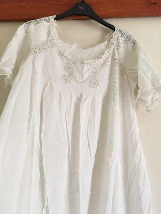 Vintage Antique Edwardian Or Early 20th C Nightgown