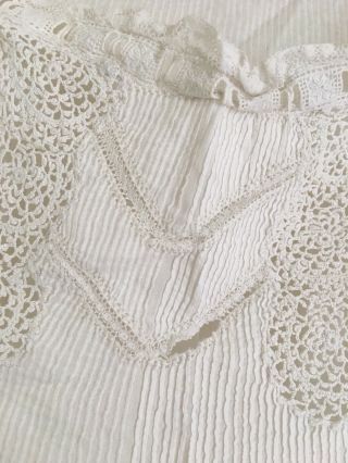 Vintage Antique Edwardian Or Early 20th C Nightgown 4