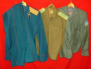 Russian Soviet Army Uniform 11 Jackets 6 Pants Ussr