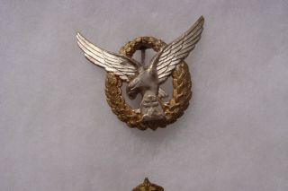 Ww2 Pilot Badges,  And Rare.  1st One Is A Slovakian Pilot/observer Badge -