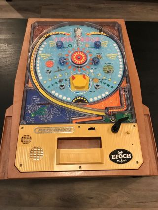 Vintage 1975 Pachinko Epoch Japanese Pinball Machine Game And 25 Steel Balls
