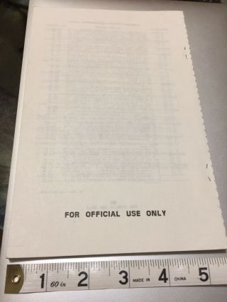 1986 July USAF SAC Strategic Air Command Facts 85 pp Book For Official Use Only 2