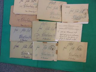 Translated Ww2 German Feldpost 10 Letters (z)