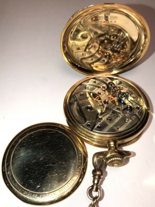 Vintage ANTIQUE Patek Philippe Fine 18K Gold Men’s POCKET WATCH Pocketwatch &Fob 3