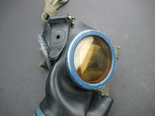 Pristine Late war 1944 WWII German Wehrmacht gas mask GM - 38 with Fe41 filter 3