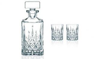 Nachtmann Noblesse Decanter And Whisky Glass Set Of 3 91899