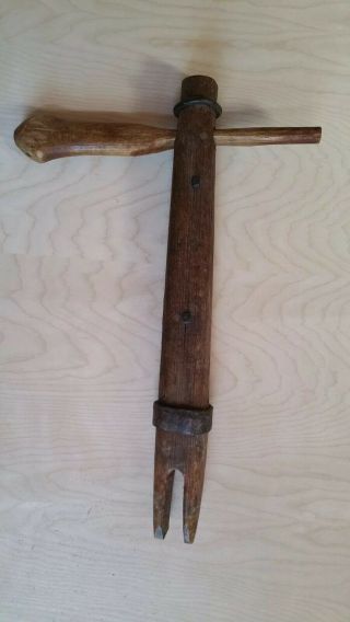 Antique Rope Bed Tightening Key Tool 1700’s