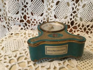 Vintage Emes German Art Deco Musical Time Alarm Clock 3