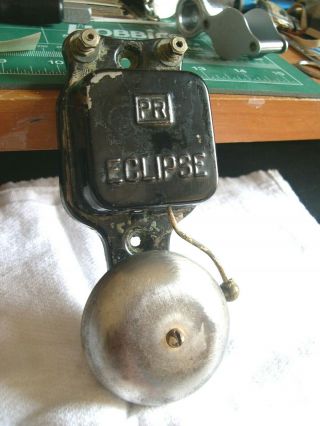 Eclipse Antique Electric Door Bell Made In Usa York Ny Possibly Circa 1930 