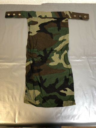 Woodland Camouflage Scarf Bos Type Ascot Dress Uniform 1980 Era Us Army