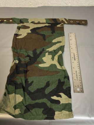 Woodland Camouflage Scarf BOS Type Ascot Dress Uniform 1980 Era US Army 4