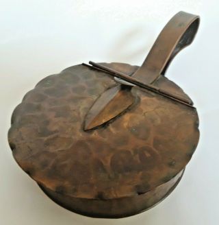 Vintage Craftsmen Inc Arts & Crafts Roycroft Style Hammered Copper Crumb Catcher