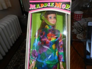 vtg maddie mod doll in the box 1968 2