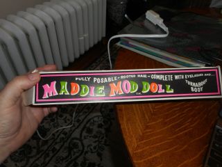vtg maddie mod doll in the box 1968 3