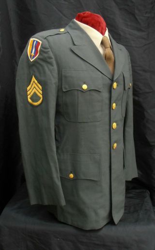 6th United States Army - Tropical Uniform Jacket - Vietnam Badges - Usa