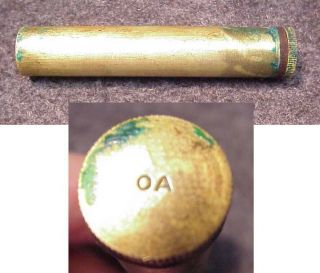 British Enfield Brass Oiler,  Markd " Oa "