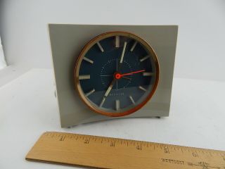 Rare Art Deco Vintage Westclox Fortune Electric Alarm Clock Made In Usa