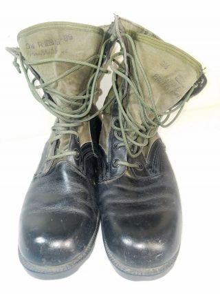 9 1/2 R Vintage 1989 Ro - Search Spike Protective Military Combat Jungle Boots