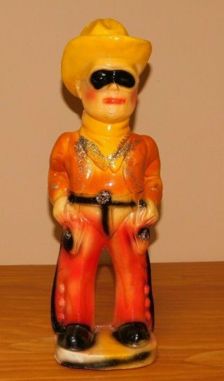 Vintage 1950s The Lone Ranger Chalkware Carnival Prize Statue Figure