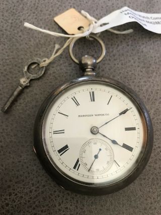 1886 - 87 Hamden Watch Co Company Pocket Watch 3