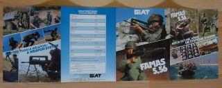 FAMAS 5.  56mm Rifle brochure French Army Giat MAS.  223 military assault bull pup 3