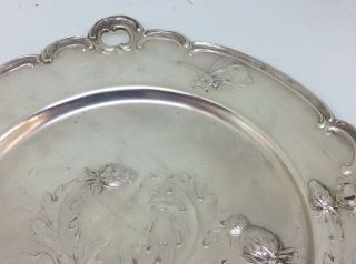 Antique Art Nouveau Silver Plated Wmf Jewellery/card/coin Plate - Tray/dish