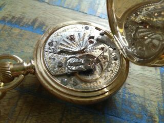 Hamilton 18s pocket watch /946 23 Jewels Adjusted,  14K Solid Gold Case,  Serviced 12