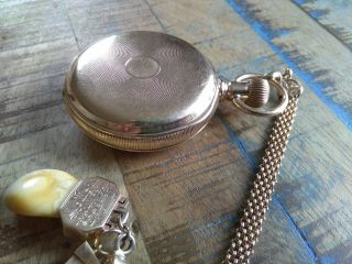 Hamilton 18s pocket watch /946 23 Jewels Adjusted,  14K Solid Gold Case,  Serviced 6