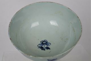 Fine Antique Chinese Hand painted Blue and White Bowl 4