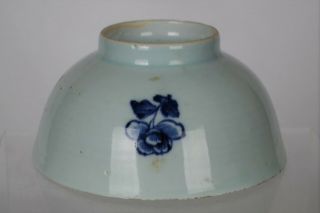 Fine Antique Chinese Hand painted Blue and White Bowl 6