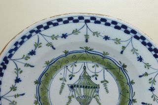 Antique English Delft Plate Circa 1750 - Extremely Rare and Hard to Find 4