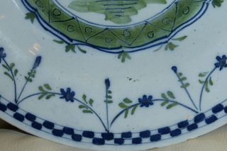 Antique English Delft Plate Circa 1750 - Extremely Rare and Hard to Find 5