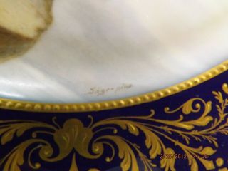 ANTIQUE ROYAL VIENNA PORCELAIN PLATE 9½ 