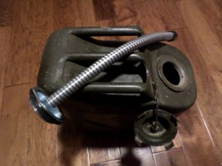 Jerry Can Spout Military Gas Nozzle 5 Gal Flexible Metal Can Not