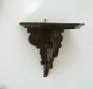 Vintage Carved Wooden Victorian Style Wall Bracket,  Curio,  Plate Display Shelf 2