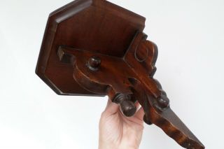 Vintage Carved Wooden Victorian Style Wall Bracket,  Curio,  Plate Display Shelf 3