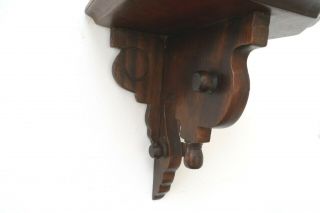 Vintage Carved Wooden Victorian Style Wall Bracket,  Curio,  Plate Display Shelf 5
