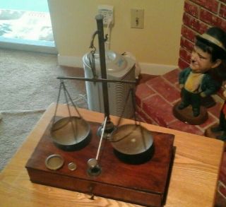 1890s Henry Troemner Balance Scales Gold Or Apothecary Antique