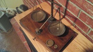 1890s HENRY TROEMNER BALANCE SCALES GOLD OR APOTHECARY ANTIQUE 5