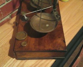 1890s HENRY TROEMNER BALANCE SCALES GOLD OR APOTHECARY ANTIQUE 7