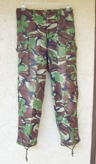 British Army Combat Trousers,  Lightweight,  Bdu Pants Dpm Camo