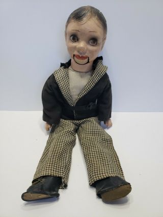Vintage Early Charlie Mccarthy Dummy Ventriloquist Puppet Doll 20” Composition