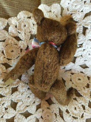 OOAK Artist Made Mohair Teddy Bear TINY PATRIOTIC BEAR TEDDY BEAR FRIEND 7